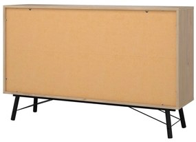 Niska komoda w dekorze dębu 153x95 cm Ry – Tvilum