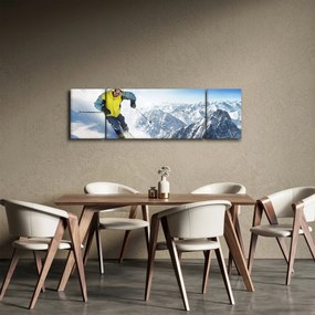 Obraz - Narciarz (170x50 cm)