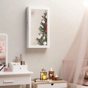 Szafka ścienna na biżuterię z lusterkiem Altar 51 biała