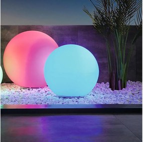 Eglo 98106 - Lampa zewnętrzna LED RGBW MONTEROLO-C LED/9W/230V IP65 śr. 390 mm