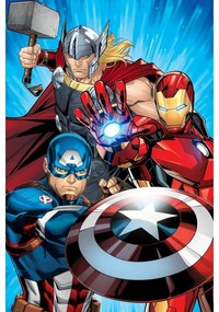 Jerry Fabrics Koc dziecięcy Avengers Heroes 02, 100 x 150 cm