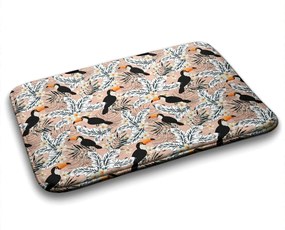 Dywanik łazienkowy Dywanik łazienkowy Ptak Tukan Rośliny