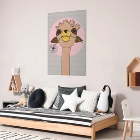Plakat Wesoła lama 60x90 cm bez ramy bez marginesu ARTGEIST B