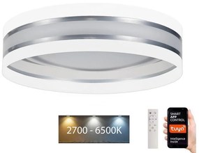 LED Ściemnialny plafon SMART CORAL LED/24W/230V Wi-Fi Tuya biały + pilot