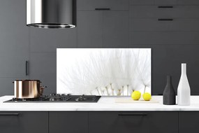 Szkło nad Blatem Kwiatowa Dekoracja Ścienna