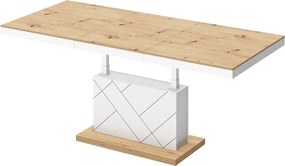 Nowoczesny ławostół Matera Max Hubertus dąb