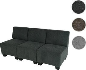 Modułowa sofa 3-osobowa Moncalieri,  antracytowo-szary, bez podłokietników