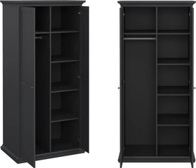 Dwudrzwiowa szafa Paris 2 kolor szary