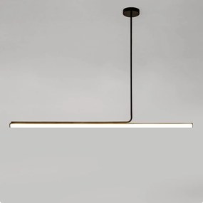 LAMPA SUFITOWA WISZĄCA LED APP1659-CP Black 120cm