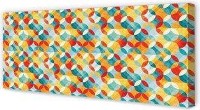 Zdjęcie na płótnie Barwne Wzory Geometryczne