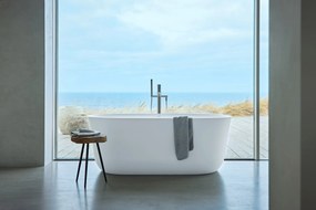 Wolnostojąca wanna Duravit SoleilDuroCast Plus (odlewany minerał) - biały matowy - 160 x 80 cm