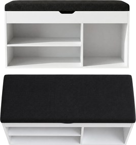 Szafka na buty z siedziskiem TRIA, 80 x 30 x 43 cm