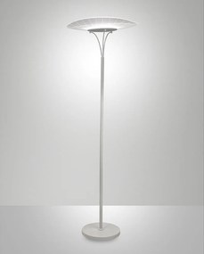 Lampa podłogowa Vela Zintegrowana dioda LED 24W 2180lm 3000K Biały Metal i konstrukcja metakrylanowa, nowoczesny i elegancki design, wysokość 175cm