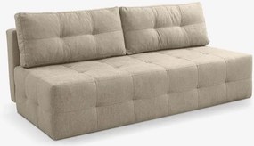 Sofa z Funkcją Spania MORANA Beżowa Nowoczesna