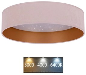 Brilagi - LED Plafon VELVET STAR LED/24W/230V śr. 40 cm  różowy/złoty