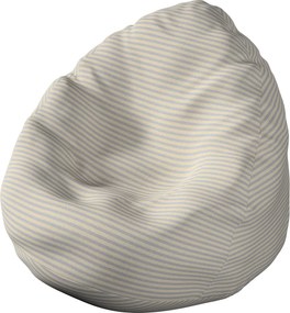Pokrowiec na worek do siedzenia kolor beżowy tkanina outdoorowa, strukturalna, wzorzysta
