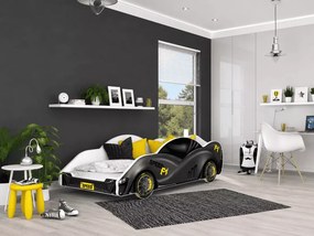 Łóżko dziecięce samochód bolid Spidi III 90x180 auto wyścigowe z stelażem flex