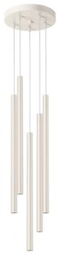 Lampa wisząca PASTELO 5P beżowa SOLLUX  LIGHTING