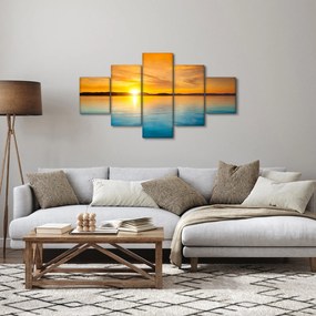 Obraz wschodu słońca (125x70 cm)