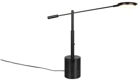 Czarna lampa stołowa LED (wysokość 65 cm) Fiore – Trio Select