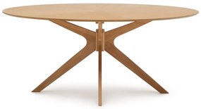 Stół z blatem w dekorze dębu 110x180 cm Naanim – Kave Home