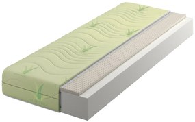 Materac piankowo-lateksowy z pokrowcem aloe vera 140x200 L5-N35
