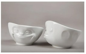 Biała porcelanowa uśmiechnięta miska 58products