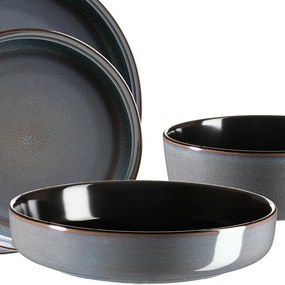 Mäser 10-częściowy zestaw jadalny ALENIA, niebieski