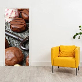 Fototapeta na drzwi - Czekolada i klucz (95x205cm)