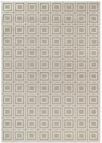 Dywan nowoczesny Perles Romby beżowo-kremowe 200 cm x 280 cm