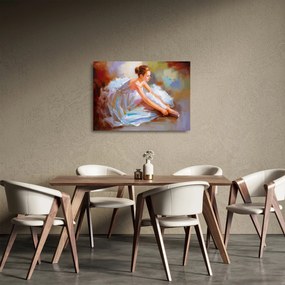 Obraz na szkle - Balerina (70x50 cm)