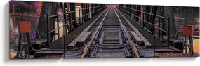 Obraz mostu kolejowego (170x50 cm)