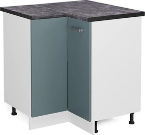 Szafka narożna niebiesko-szary 75.6x60x81.6 r-line