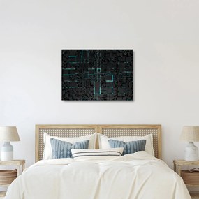 Obraz na szkle - Interfejs technologiczny (70x50 cm)