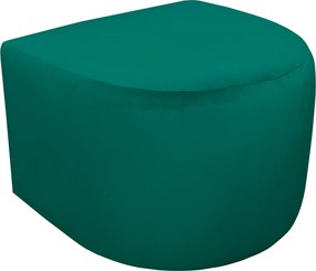 Fotel CLUB z podnóżkiem tkanina Welur komfortowy fotel relaksacyjny do salonu i sypialni : Kolor tkaniny - VELVET - MG20