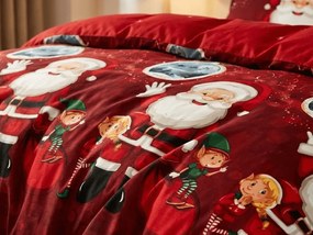 PrzytulneMieszkanie.pl PrzytulneMieszkanie.pl Pościel z mikrofibry SANTALAND czerwona Rozmiar pościeli: 70 x 80 cm | 140 x 200 cm