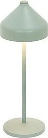Lampa stołowa LED AMELIE Saffron, zielona, akumulatorowa i ściemnialna