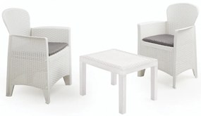 Zestaw ogrodowy AKITA, 3-częściowy, biała I.P.A.E-Progarden