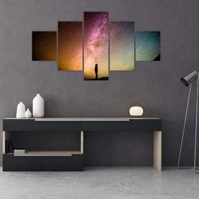 Obraz - niebo pełne gwiazd (125x70 cm)