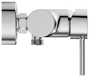 Prysznicowa bateria ścienna w kolorze srebra z połyskiem Ceraline – Ideal Standard