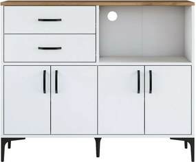 Szafa Jeby Walnut and White