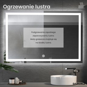 Lustro łazienkowe LED F2