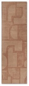 Brązowy wełniany chodnik tkany ręcznie 80x250 cm Alexis – Villeroy&amp;Boch