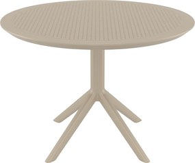 Okrągły stół do kawiarni z tworzywa Sky Table fi 105