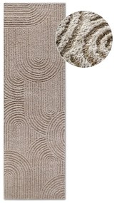 Beżowy chodnik 80x240 cm Chappe Beige – Elle Decoration