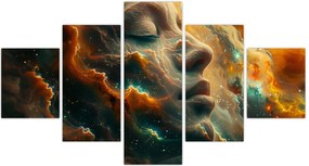 Obraz - Twarz w kosmosie (125x70 cm)