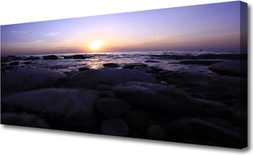 Obraz na płótnie Kamienie na Nadmorskim Brzegu