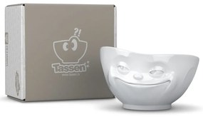 Biała porcelanowa uśmiechnięta miska 58products