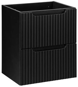 Czarna szafka łazienkowa z szufladami A4-Z33