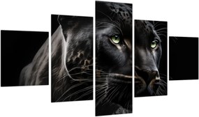 Obraz - Czarna Pantera (125x70 cm)